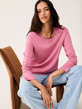 Carica l'immagine nel visualizzatore di Gallery, Maglia in blend di cotone e seta, rosa
