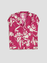 Carica l'immagine nel visualizzatore di Gallery, Blusa in twill di seta, fuxia