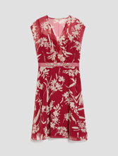 Carica l'immagine nel visualizzatore di Gallery, Abito in georgette floreale, fuxia