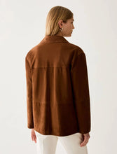 Carica l'immagine nel visualizzatore di Gallery, Blazer in pelle scamosciata "PBBPALA"
