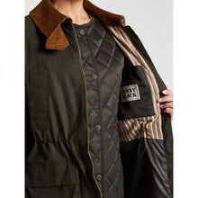 Carica l&#39;immagine nel visualizzatore di Gallery, Cappotto-giacco+1 in cotone cerato. &quot;ARICCIA&quot;
