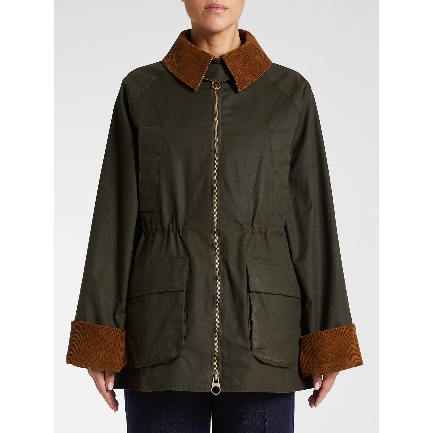 Cappotto-giacco+1 in cotone cerato. 