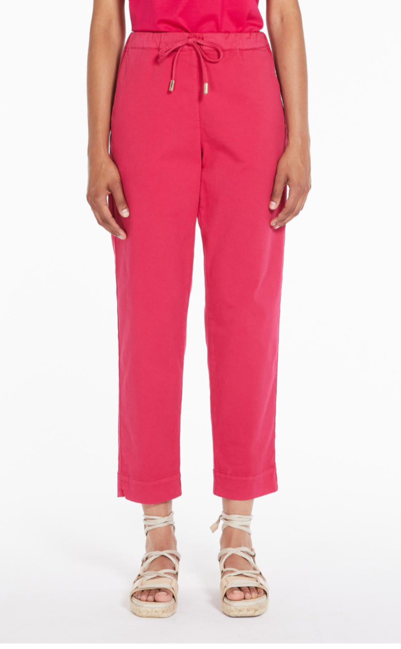 Pantalone lungo in drill cotone monoelastico 