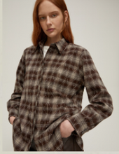 Carica l&#39;immagine nel visualizzatore di Gallery, Camicia in flanella con strass &quot;PAELLA&quot;
