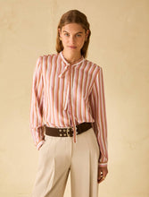 Carica l'immagine nel visualizzatore di Gallery, Camicia in twill fluido, rosa
