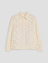 Carica l'immagine nel visualizzatore di Gallery, Camicia in cotone sangallo, avorio
