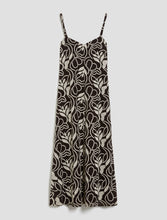 Carica l'immagine nel visualizzatore di Gallery, Slip dress in mussola ricamata, nero
