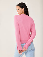 Carica l'immagine nel visualizzatore di Gallery, Maglia in blend di cotone e seta, rosa
