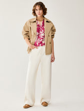 Carica l'immagine nel visualizzatore di Gallery, Blusa in twill di seta, fuxia
