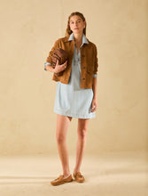 Carica l'immagine nel visualizzatore di Gallery, Tunic dress in denim leggero, azzurro
