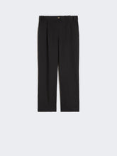 Carica l'immagine nel visualizzatore di Gallery, Pantalone capri in cotone stretch, nero
