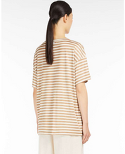 Carica l&#39;immagine nel visualizzatore di Gallery, T-shirt in jersey di lino e viscosa &quot;ZEBIO&quot;
